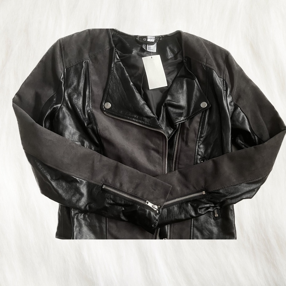 Faux Leather Jacket